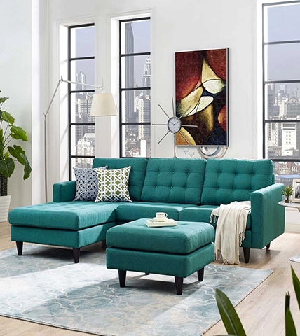 Sofa Corner Herton Turquoise SFG11