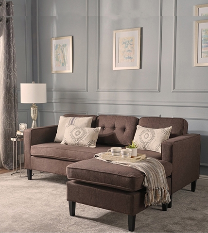 Sofa Corner Jona Brown Grey SFG18