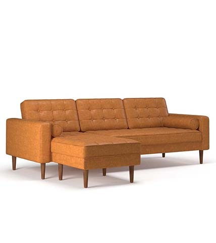 Sofa Leather Corner Da Nâu SFG22